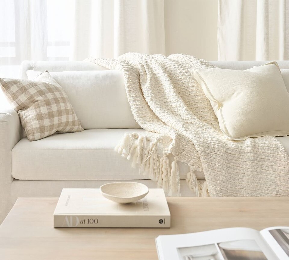 Dalton Check Cushion Cover Pottery Barn Australia